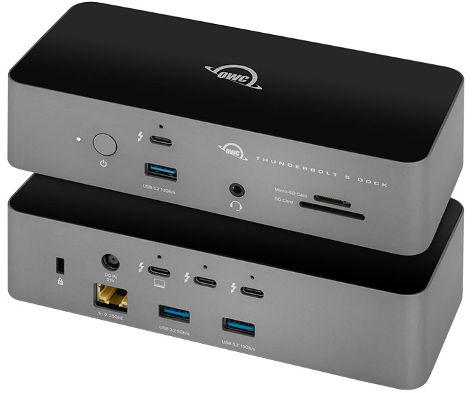 owc thunderbolt 5 dock stacked